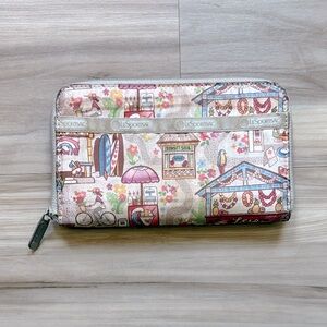 LeSportsac Zippered Wallet - Hawaii Design (Aloha Vintage)